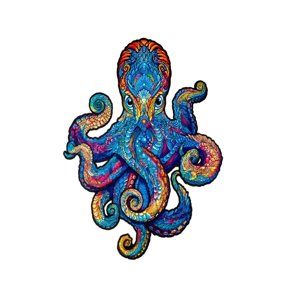 Unidragon Dřevěné puzzle Magnetic Octopus 200 ks