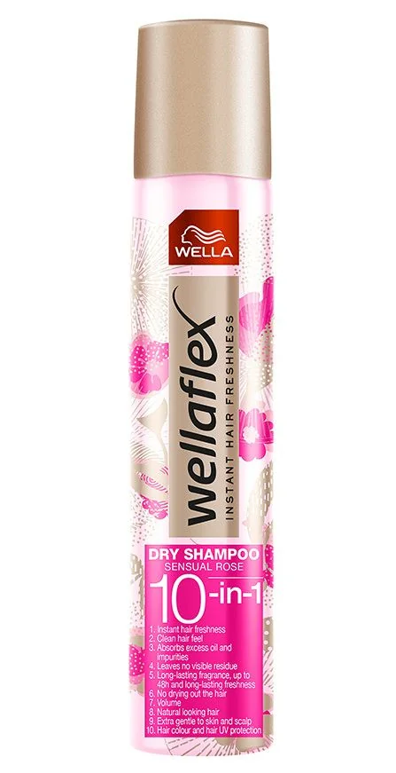 Wella Wellaflex Sensual Rose suchý šampon 180 ml