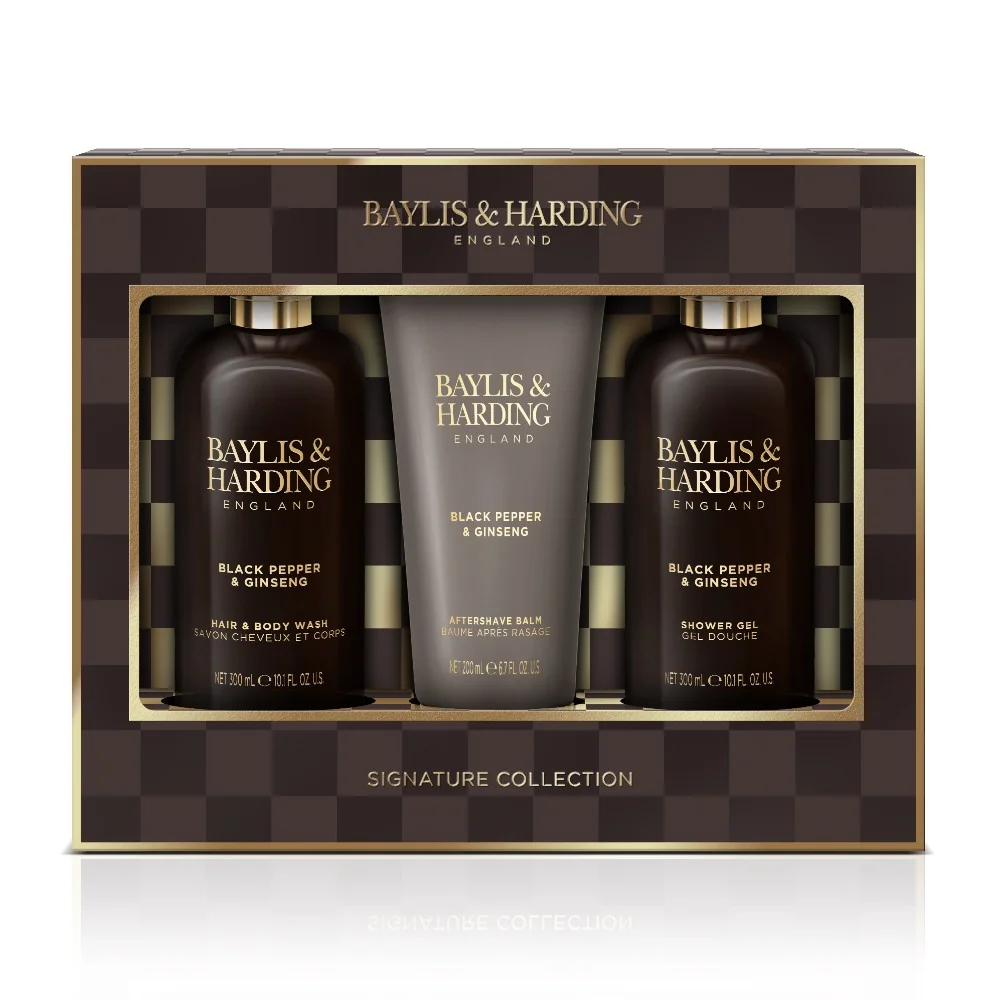 Baylis & Harding Pánská sada péče o tělo Černý pepř & Ženšen 3 ks