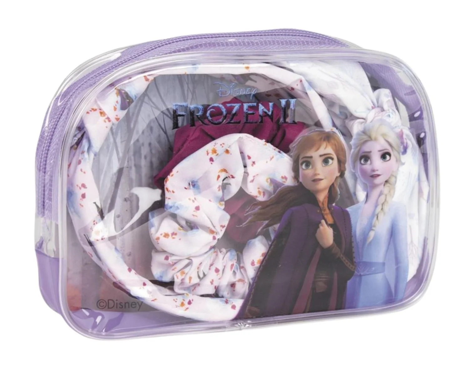 Cerdá Beauty sada do vlasů Frozen II 4 ks + toaletní taštička