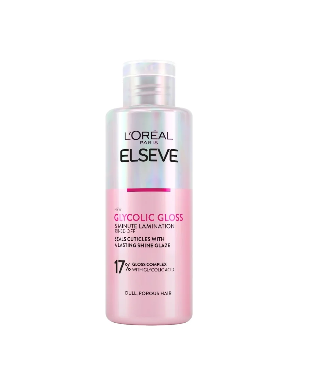 Loréal Paris Elseve Glycolic Gloss oplachová péče s kyselinou glykolovou 200 ml