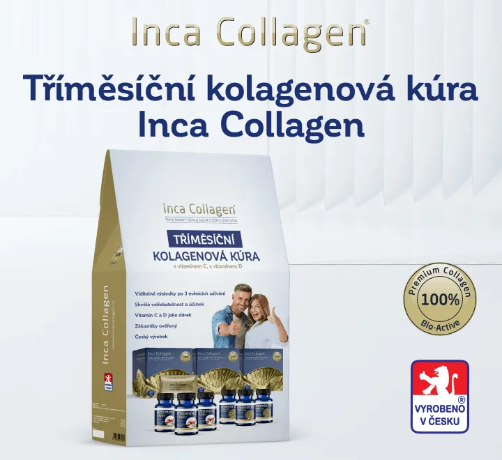 Inca Collagen bioaktivní mořský kolagen v prášku - tříměsíční kolagenová kúra