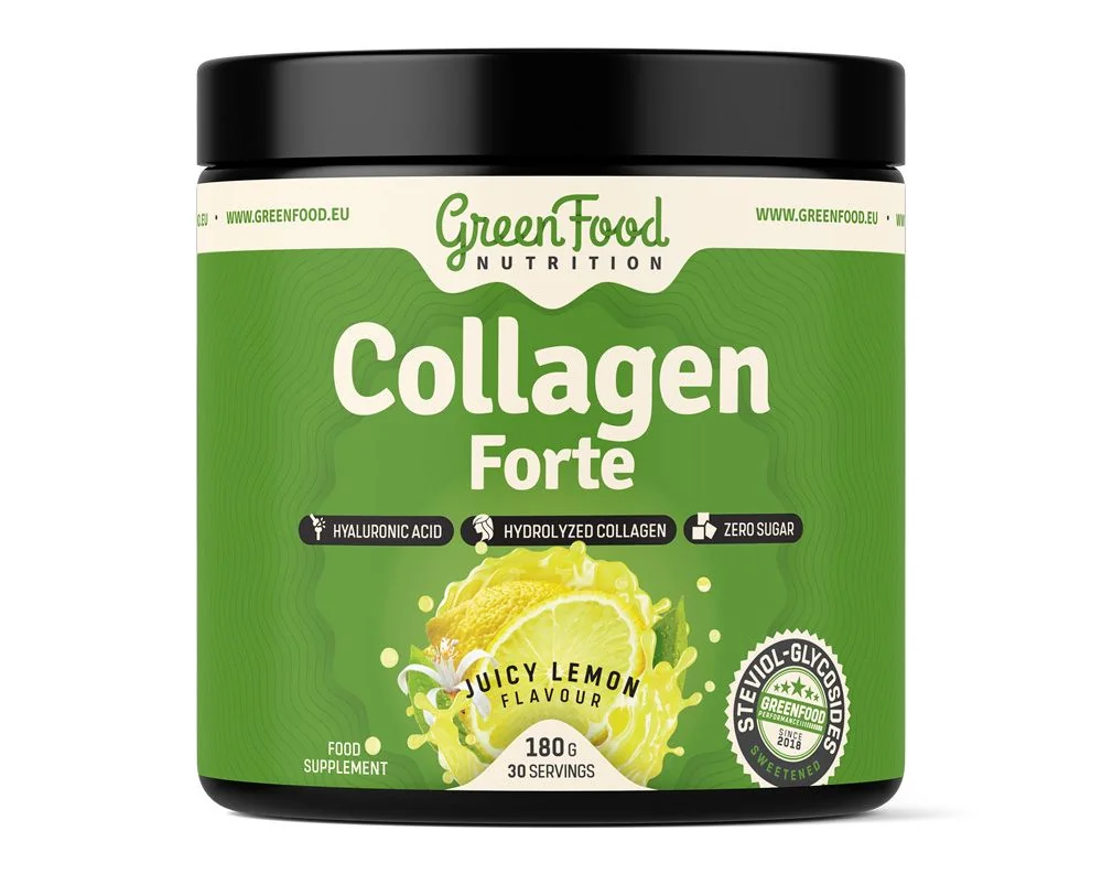 GreenFood Nutrition Collagen Forte juicy lemon 180 g