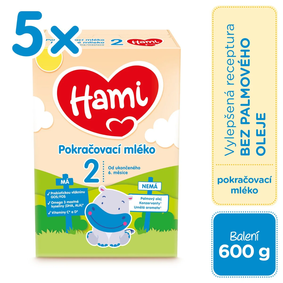 Hami 2 5x600 g