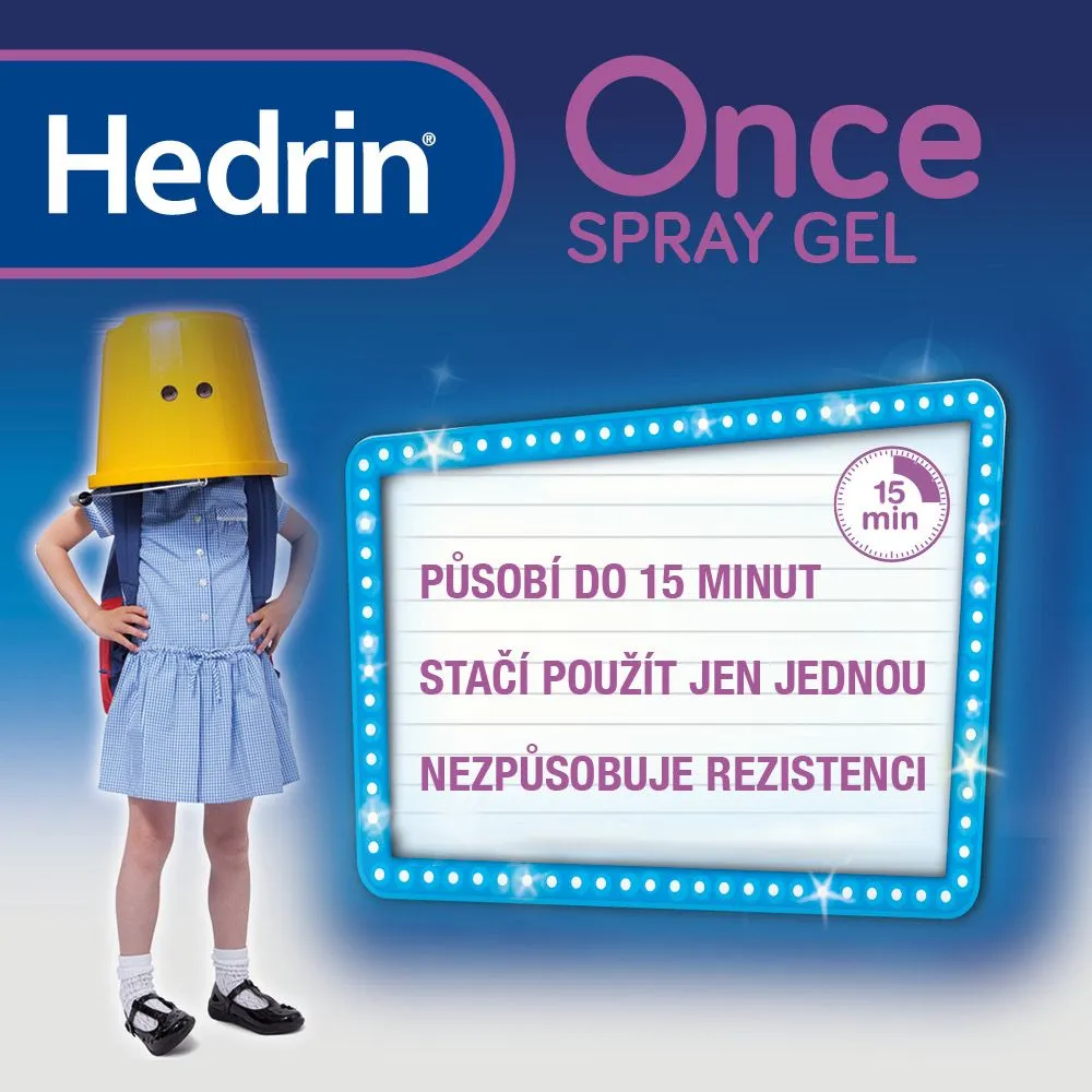 Hedrin ONCE Spray Gel 100 ml