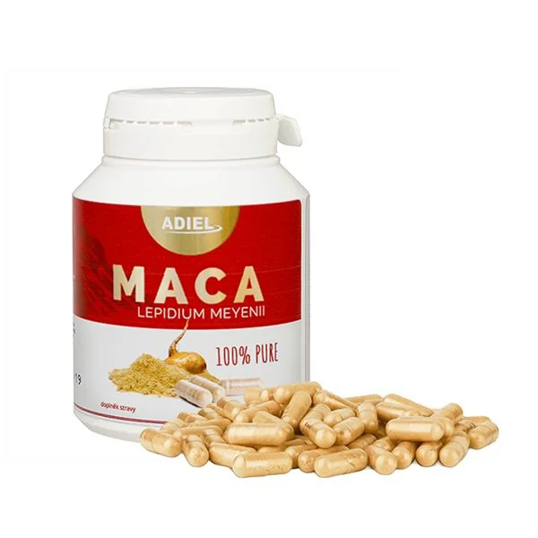 Adiel Maca 100% BIO 90 kapslí