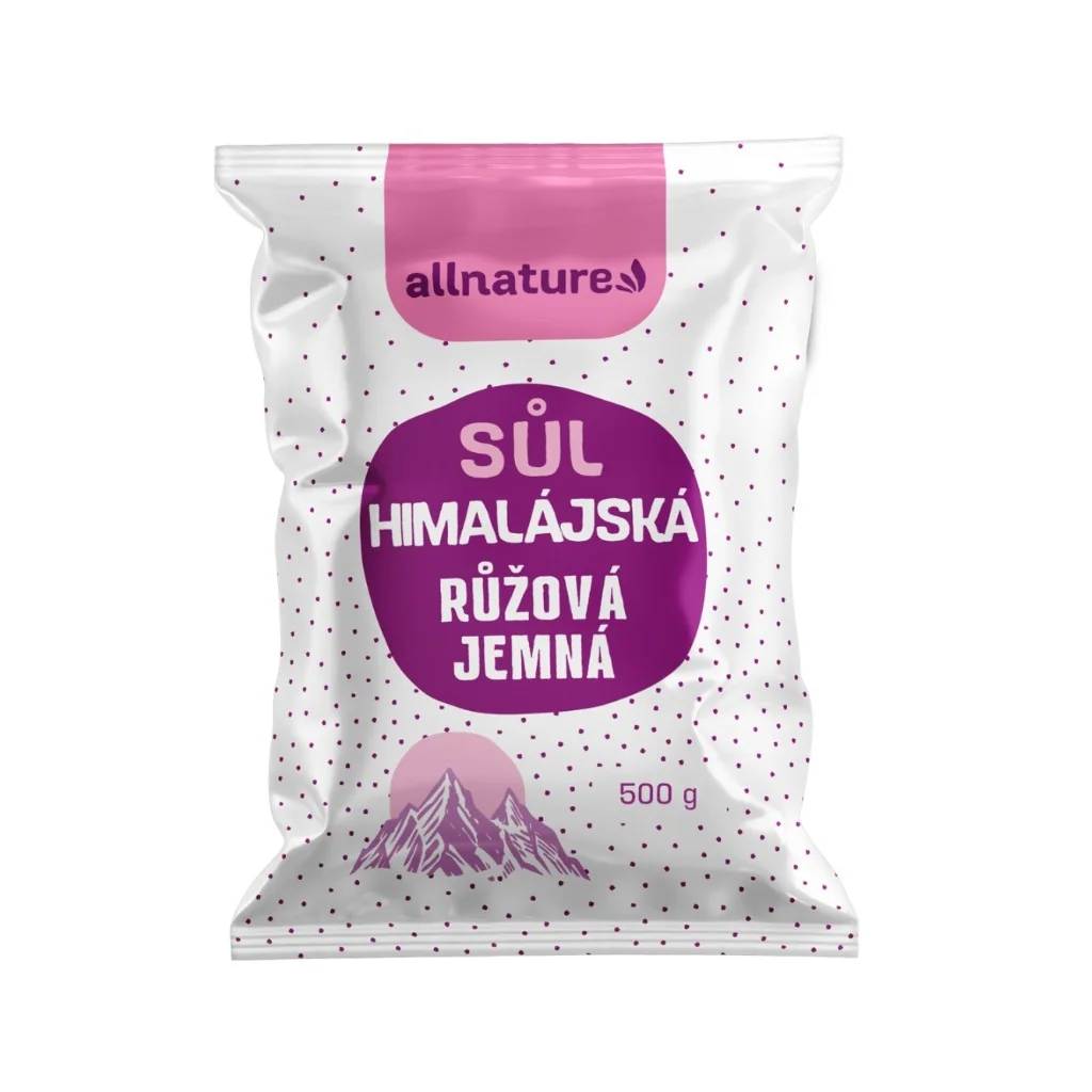 Allnature Himalájská sůl růžová jemná 500 g