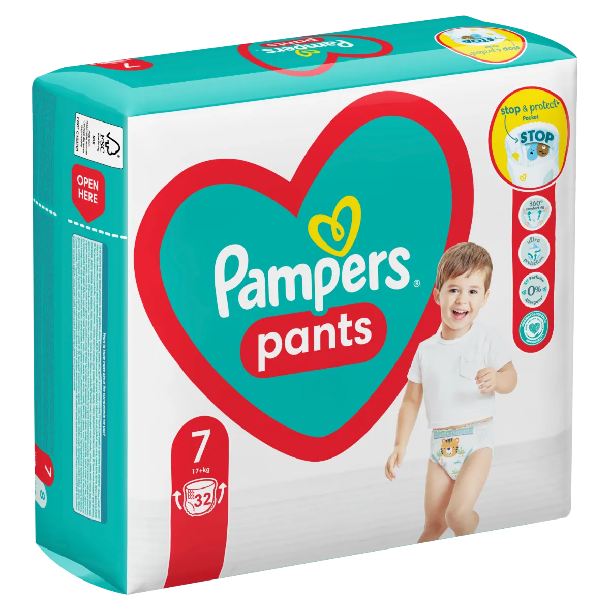 Pampers Pants vel. 4 Mega Pack 9-15 kg plenkové kalhotky 108 ks