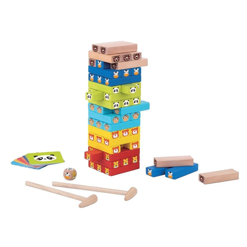 2Kids Toys Jenga se zvířátky 81 ks