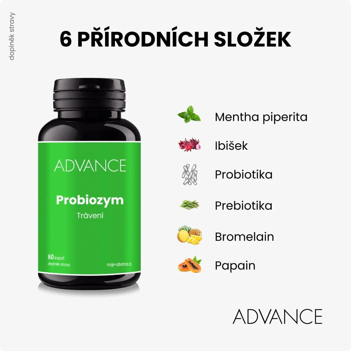 Advance Probiozym 60 kapslí