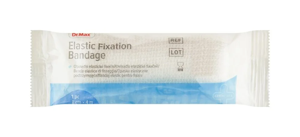 Dr. Max Elastic Fixation Bandage 8 cm x 4 m 1 ks