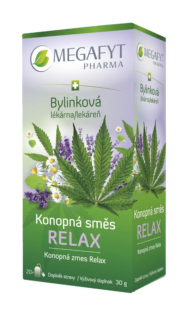 Megafyt Bylinková lékárna Konopná směs Relax 20x1,5 g