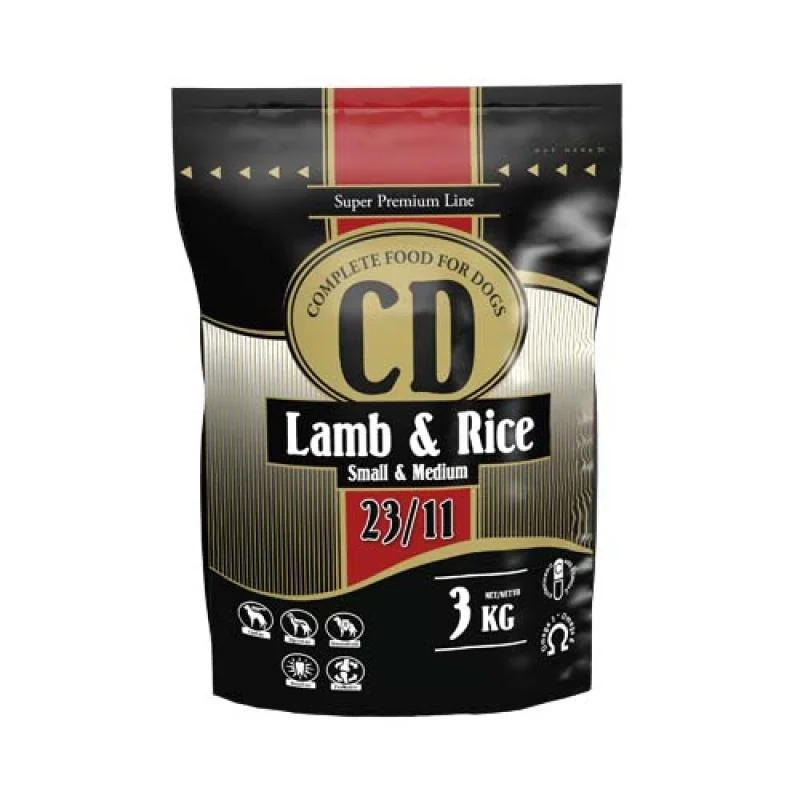 Delikan CD Adult Small and Medium 23/11 Lamb and Rice 3kg 