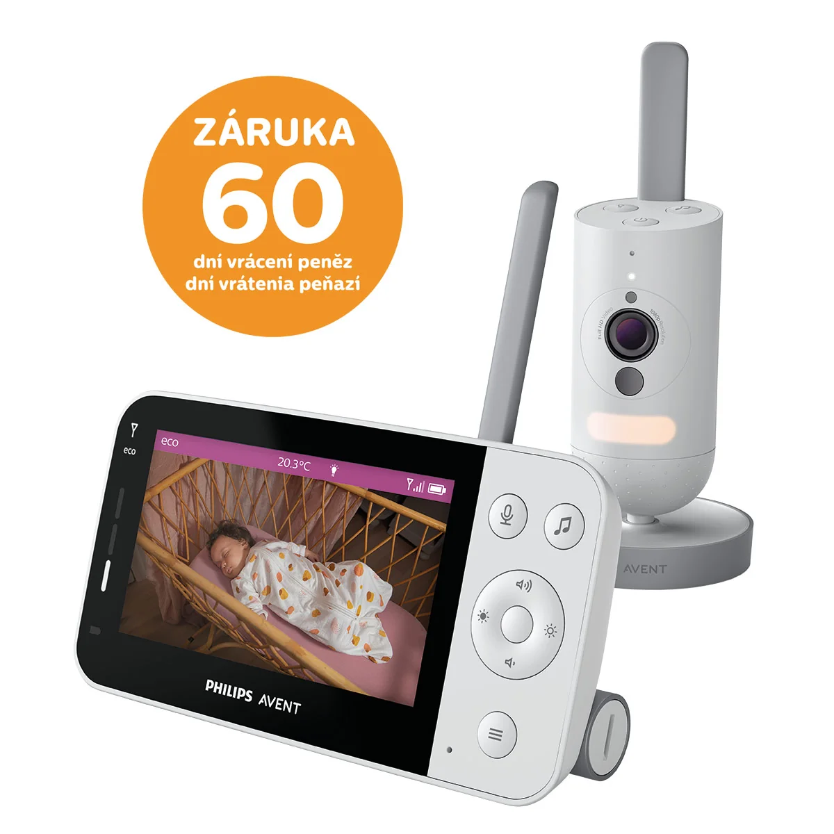 Philips Avent SCD923/26 Chytrý baby video monitor