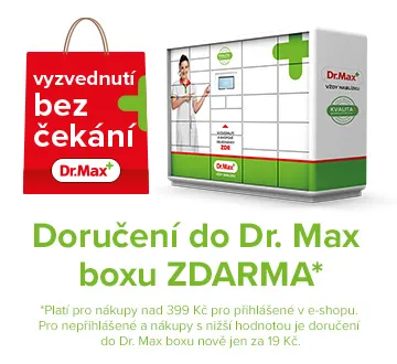 Dr. Max maximálně rychlé doručení objednávky. Do Dr.max boxu.