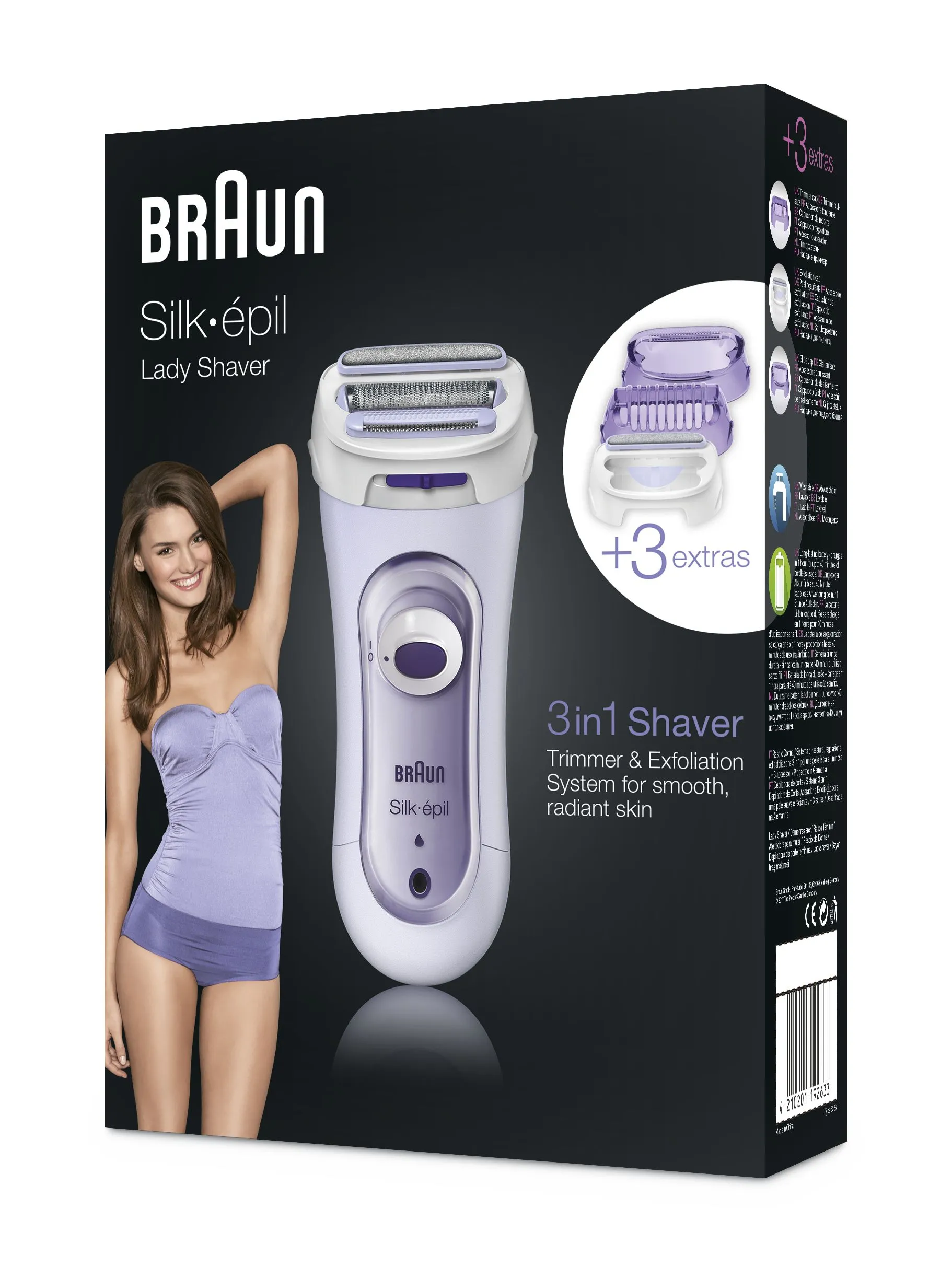 Braun Lady Shaver 5560 dámský holicí strojek