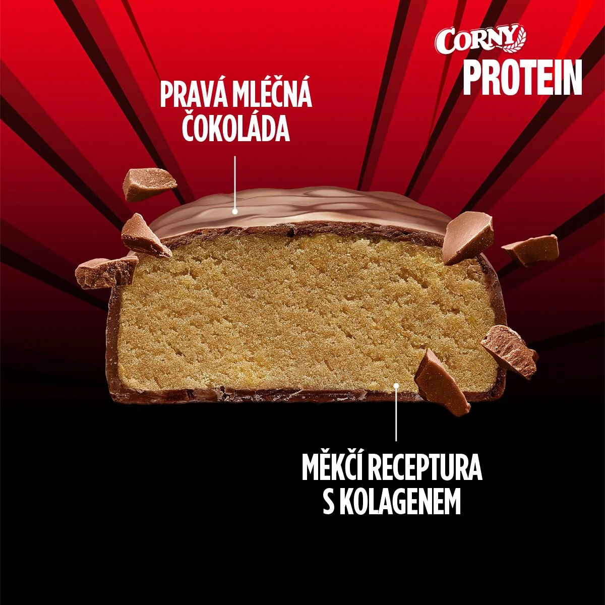 Corny Protein 30% slaný karamel 50 g