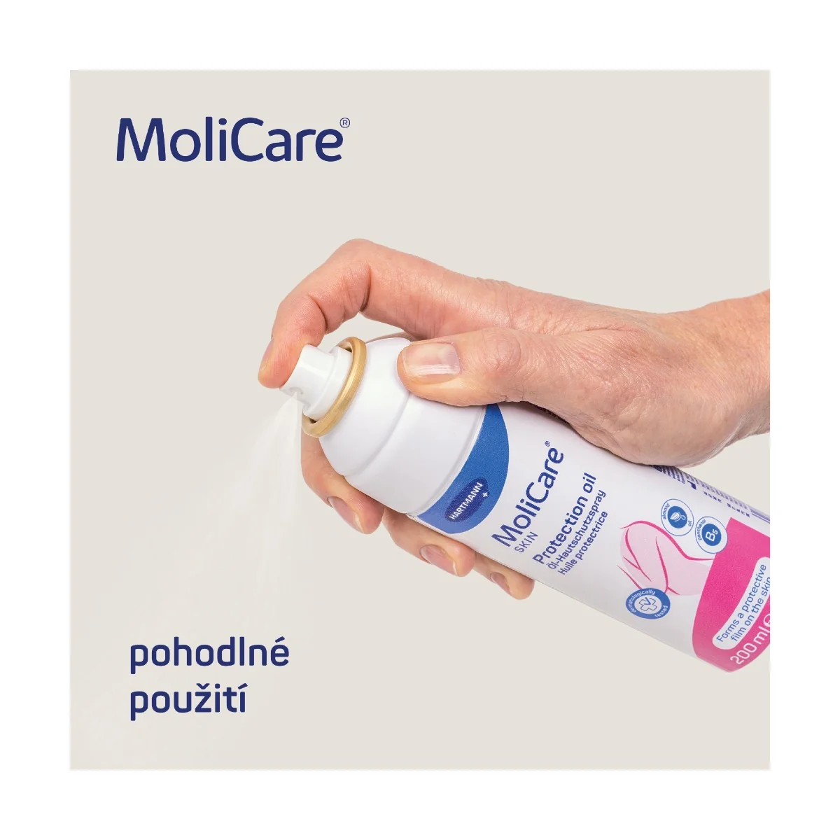 MoliCare Skin Ochranný olej ve spreji 200 ml