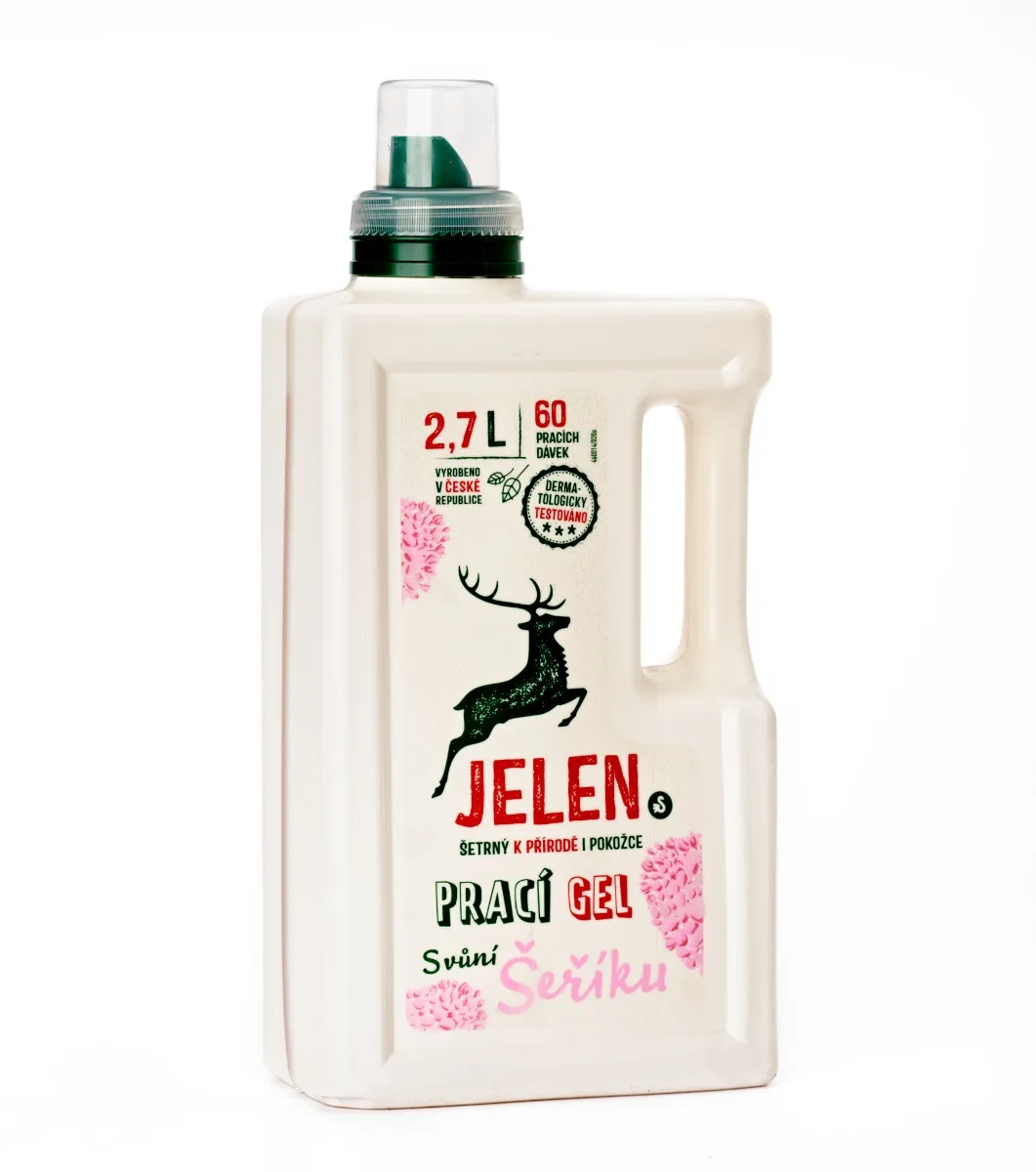 Jelen Prací gel s vůní šeříku 2,7 l