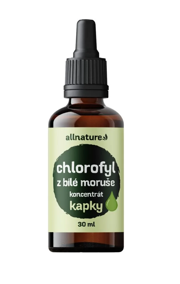 Allnature Chlorofyl z moruše bílé kapky 30 ml