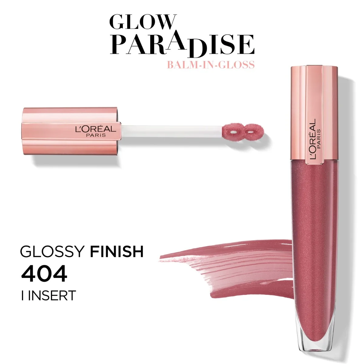 Loréal Paris Glow Paradise Balm in Gloss odstín 404 I Insert lesk na rty 7 ml