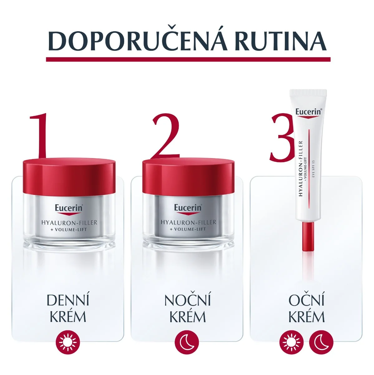 Eucerin Hyaluron-Filler + Volume-Lift denní krém pro smíšenou pleť 50 ml