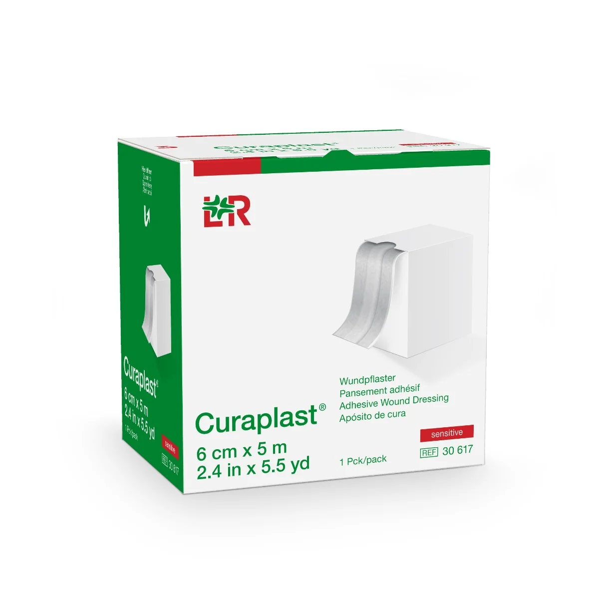 Curaplast Sensitive rychloobvaz 6 cm x 5 m role 1 ks