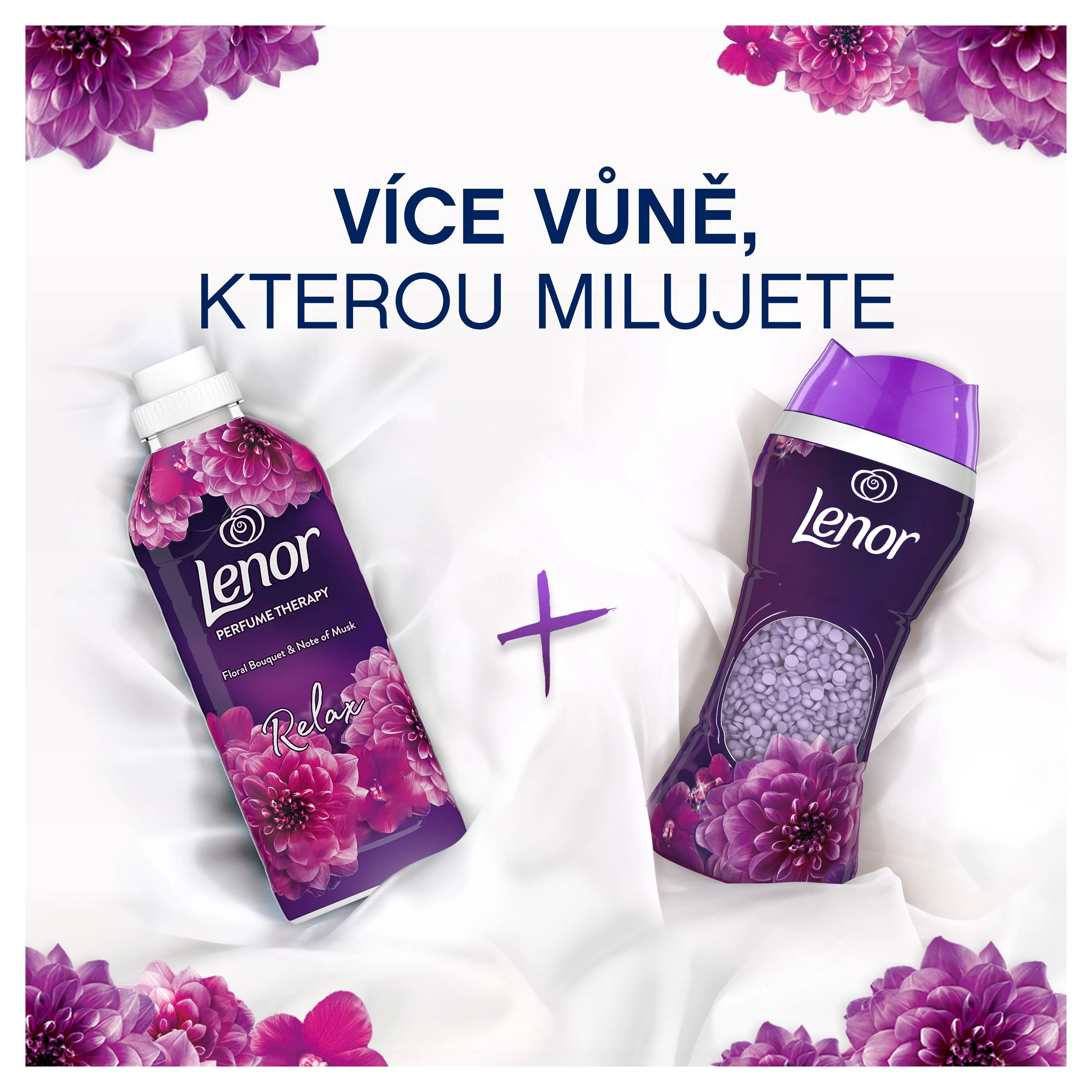 Lenor Vonné perličky Amethyst & Floral Bouquet 210 g