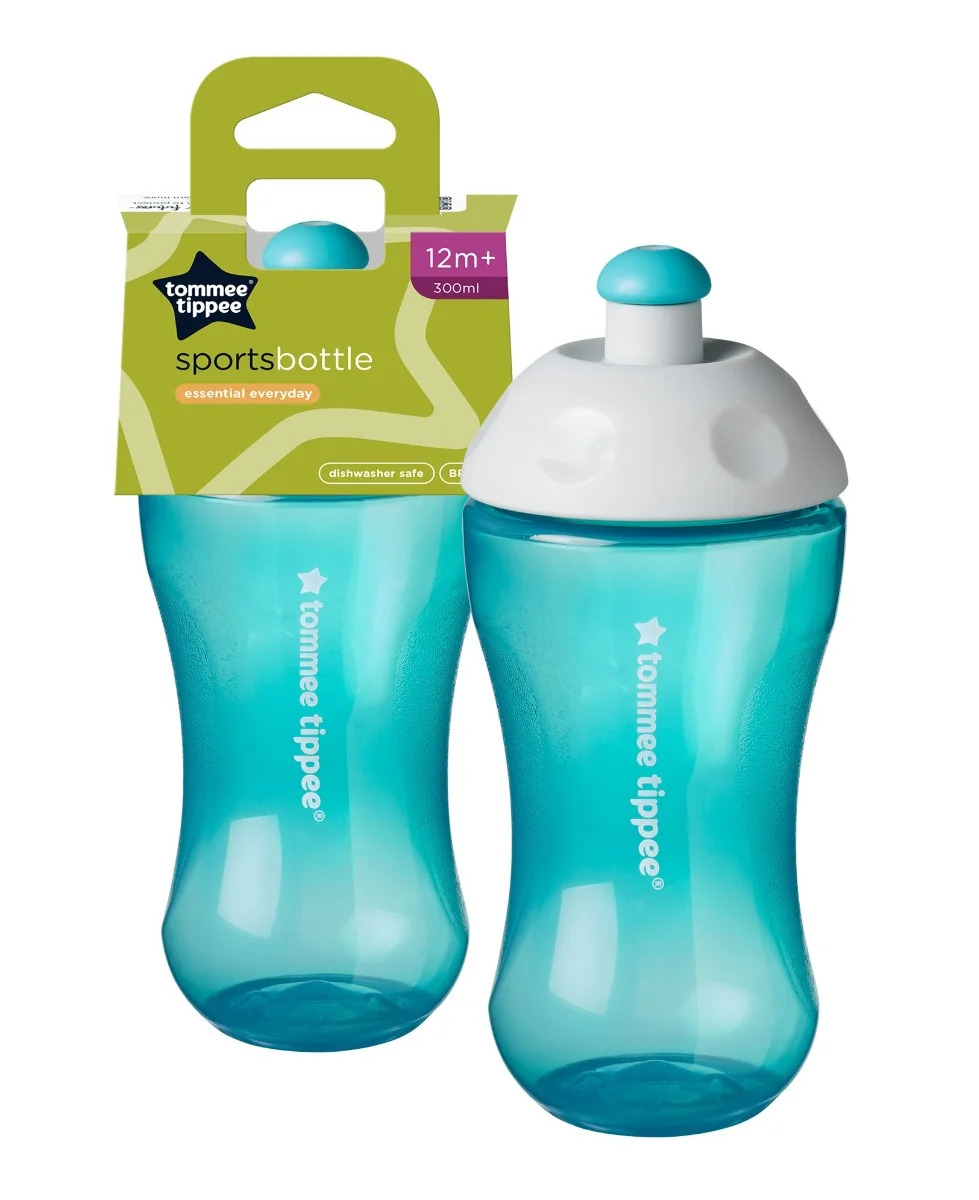 Tommee Tippee Sportovní láhev 12m+ 300 ml 1 ks fialová/modrá