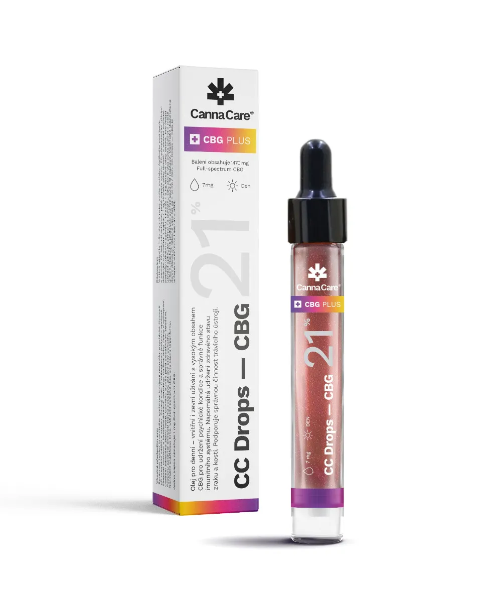 CannaCare CC Drops - CBG 21% den 7 ml