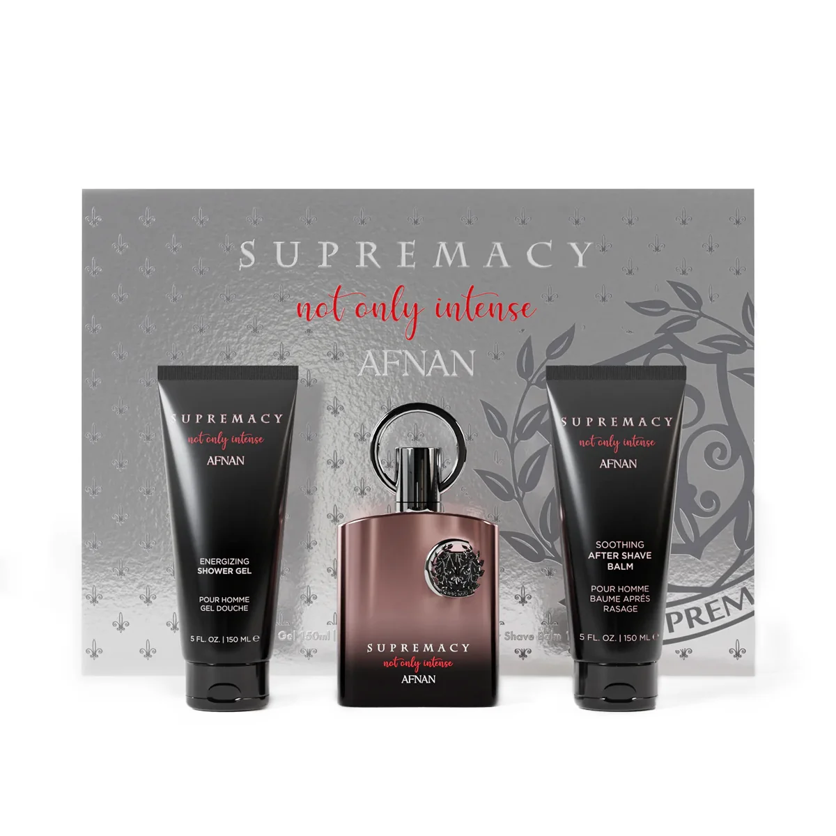 Afnan Supremacy Not Only Intense Extrait de Parfum 100 ml + ASB 150 ml + SG 150 ml M l + SG 150 ml M