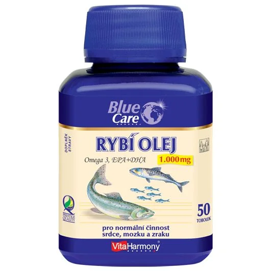 VitaHarmony Rybí olej Omega 3 50 tobolek