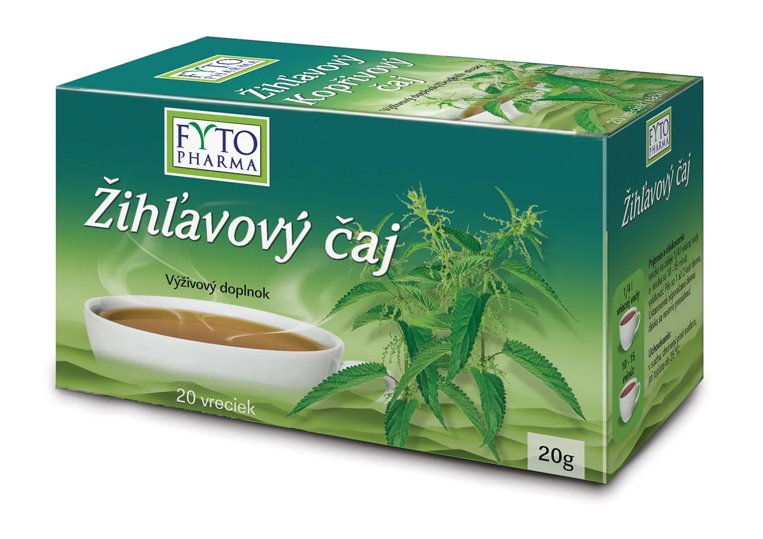 Fytopharma Kopřivový čaj 20x1 g