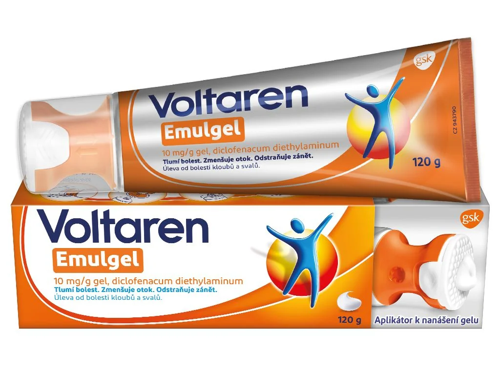 Voltaren Emulgel 10 mg/g gel s aplikátorem 120 g