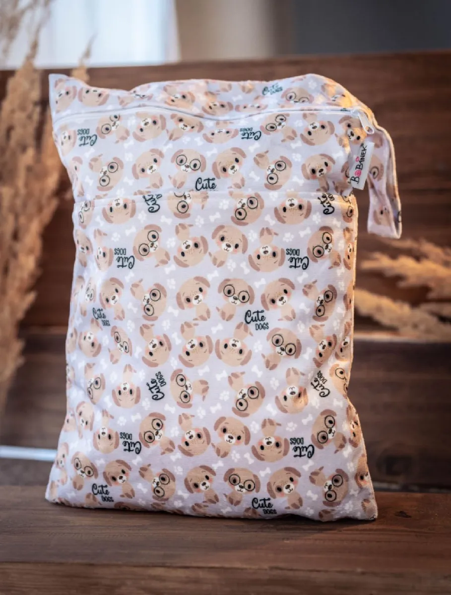 Bobánek Nepromokavá taška extra jemná normal 1 ks cute dogs