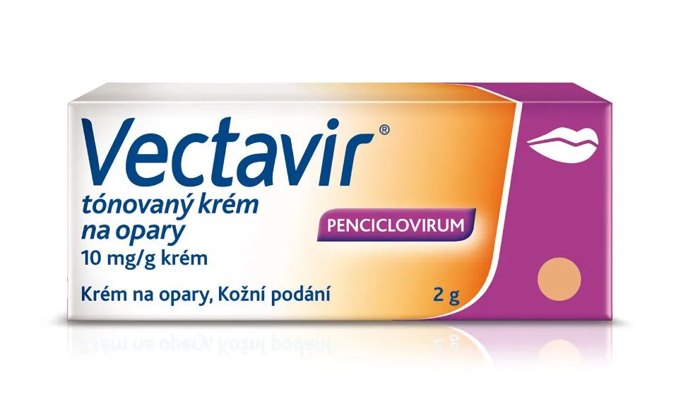 Vectavir Tónovaný krém na opary 2 g