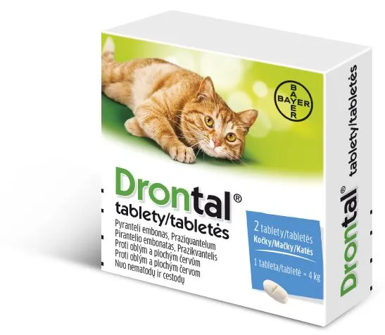 Drontal pro kočky 2 tablety
