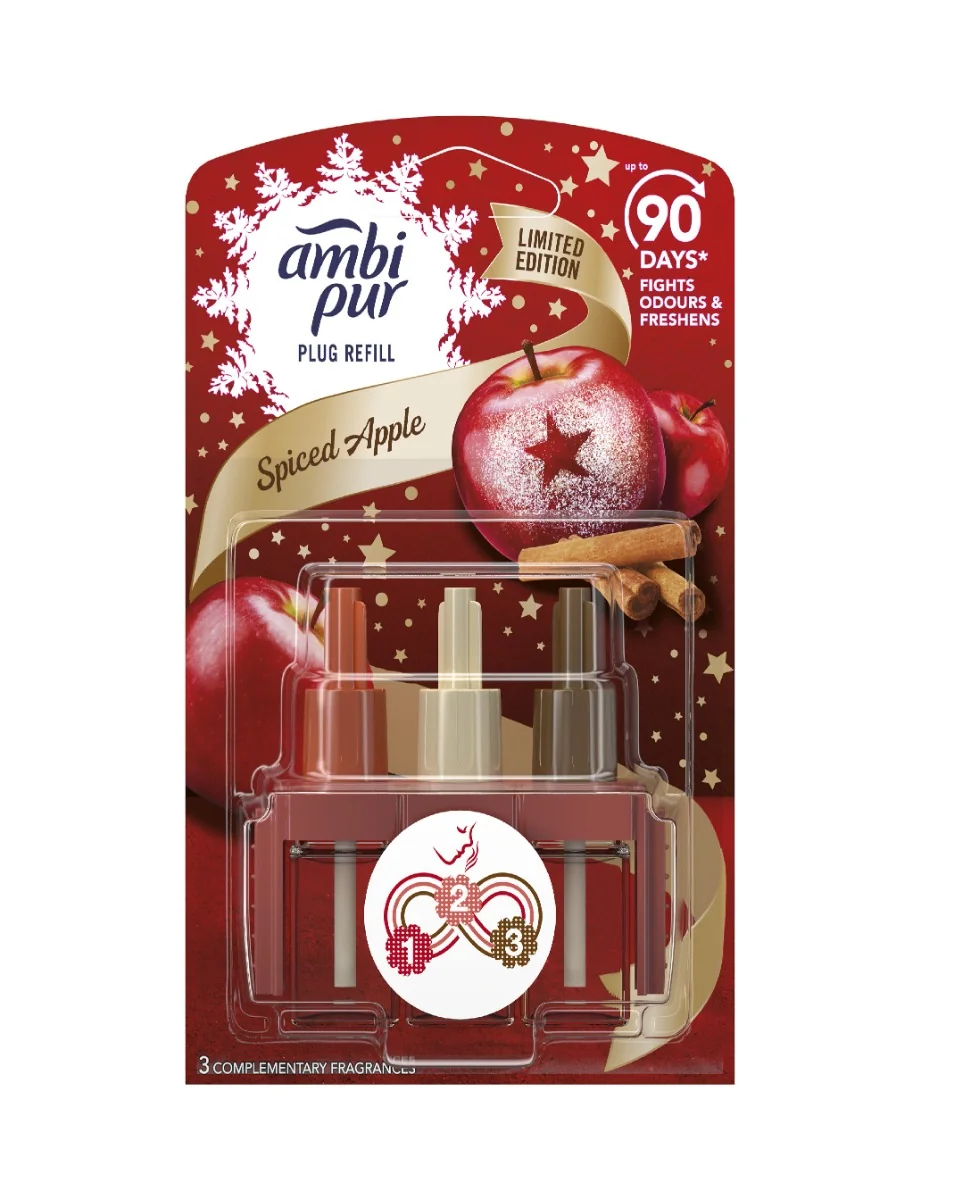 Ambi Pur 3 Volution Spiced Apple elektrický osvěžovač vzduchu - náplň 20 ml