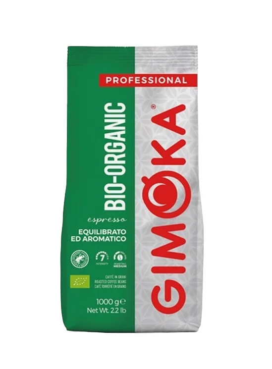 Gimoka BIO 100% Arabica zrnková káva 1 kg