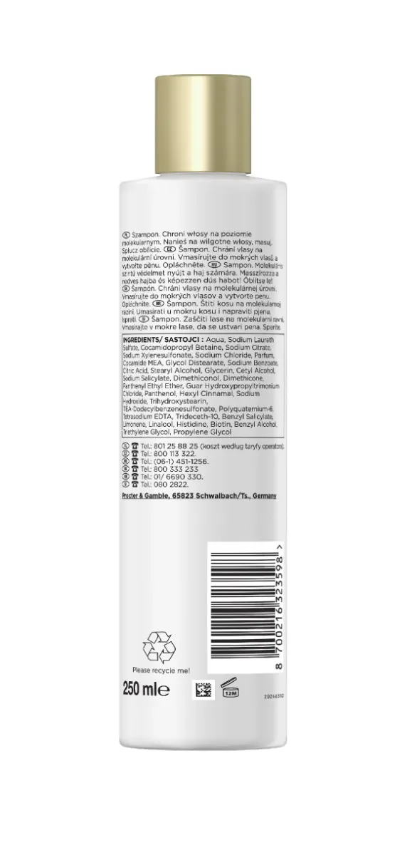 Pantene Pro-V Bond Repair šampon na poškozené vlasy 250 ml