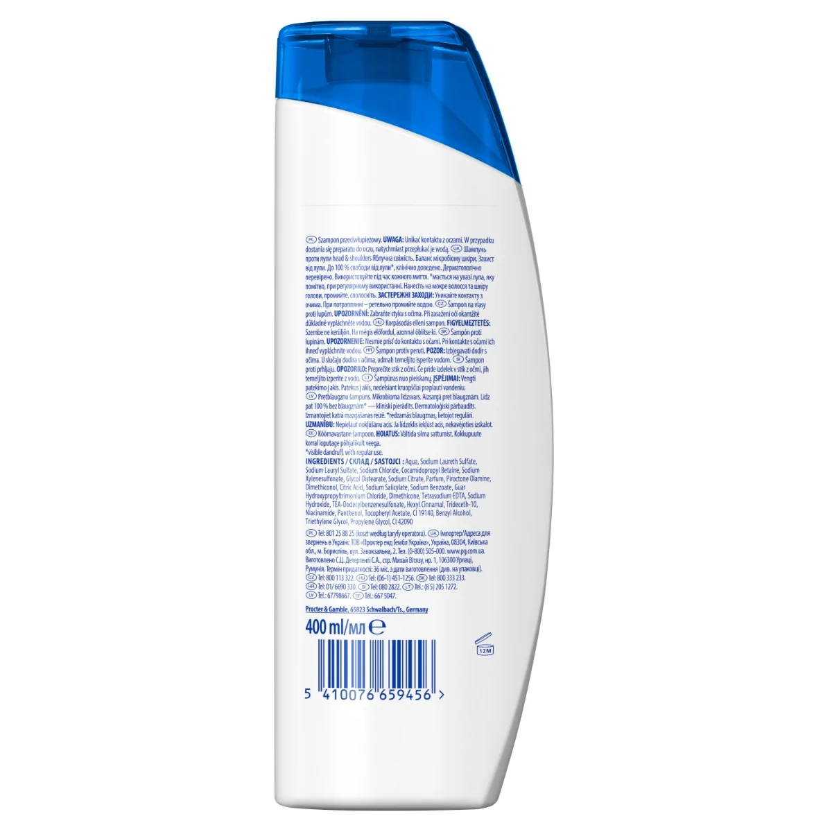 Head&Shoulders Apple Fresh Šampon proti lupům 400 ml