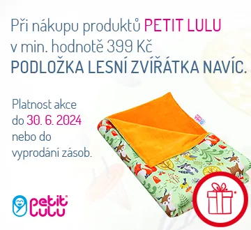 Petit Lulu nad 399 Kč + Podložka lesní zvířátka (červen 2024)