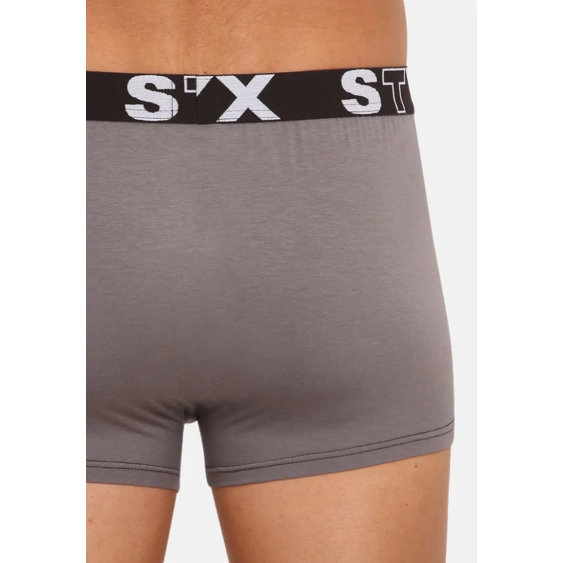 Styx Pánské boxerky sportovní guma tmavě šedé (G1063) XL 