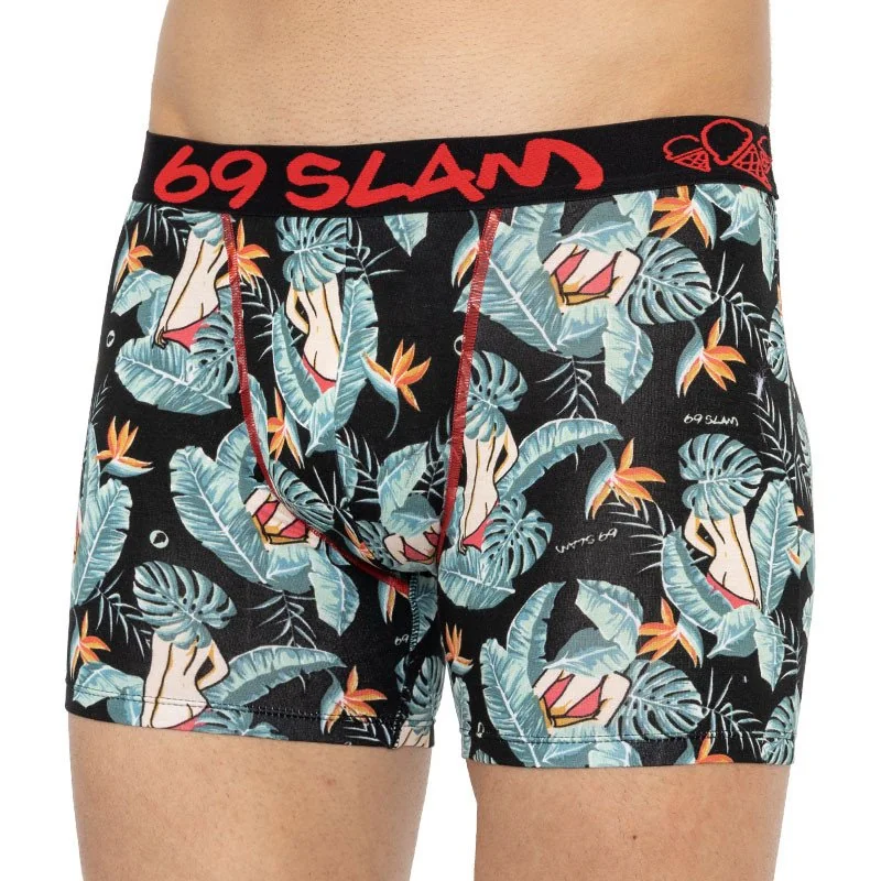 69SLAM Pánské boxerky fit bamboo secret alcove (MPBSAC-BB) M 