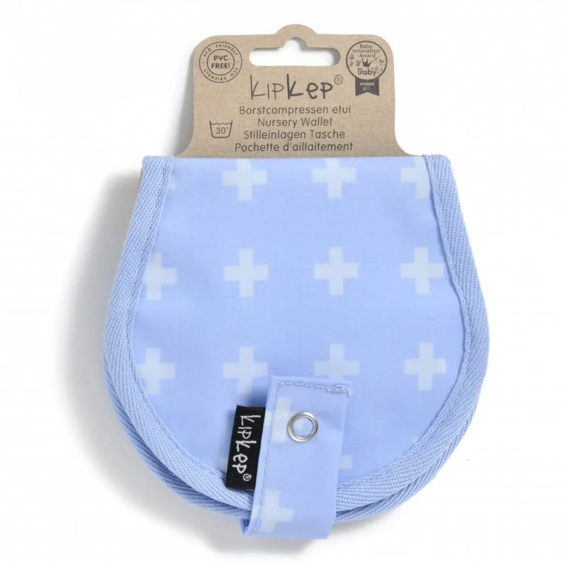 KipKep pouzdro na vložky do podprsenky NURSERY WALLET Crossy Blue 