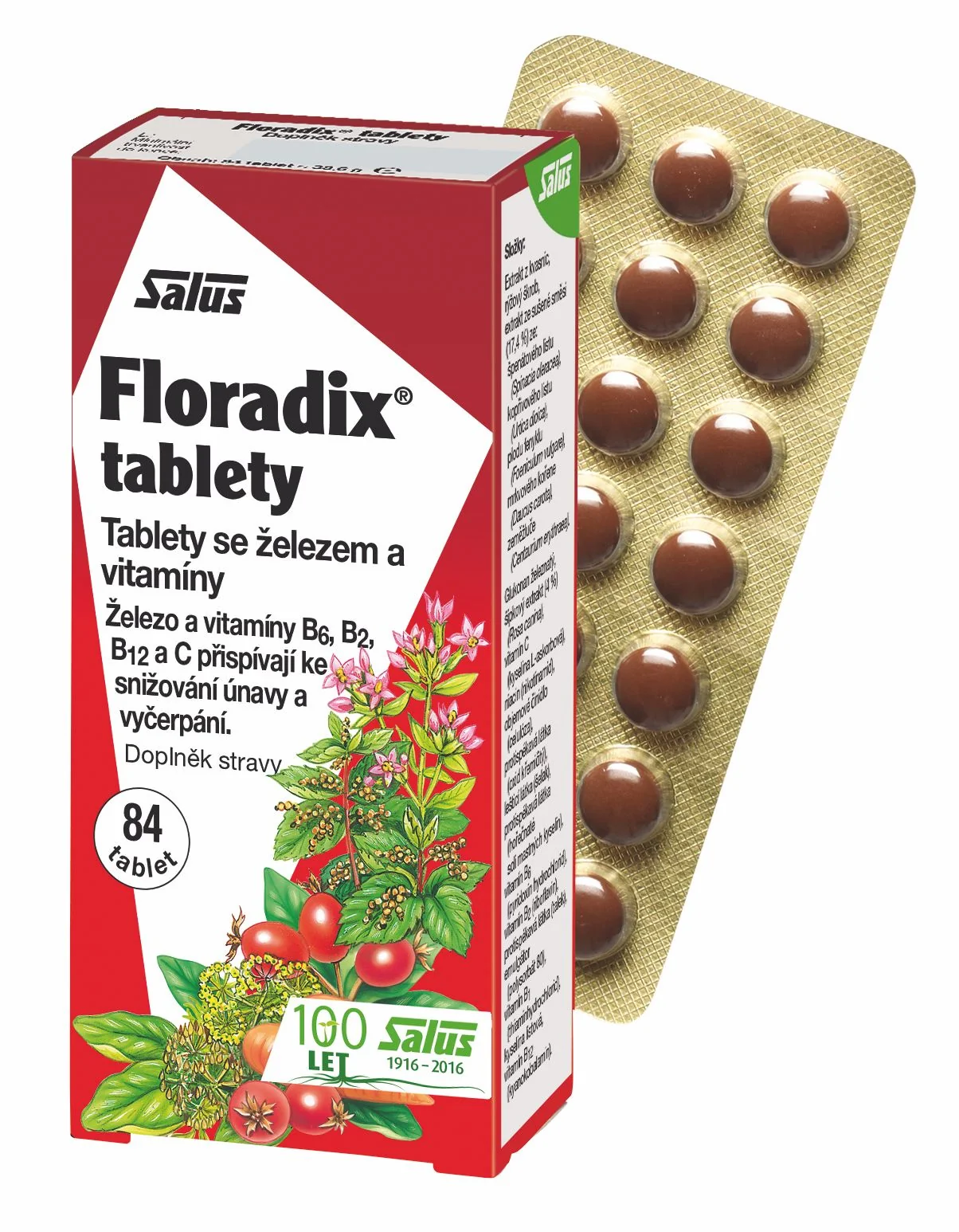 Salus Floradix Železo+ 84 tablet