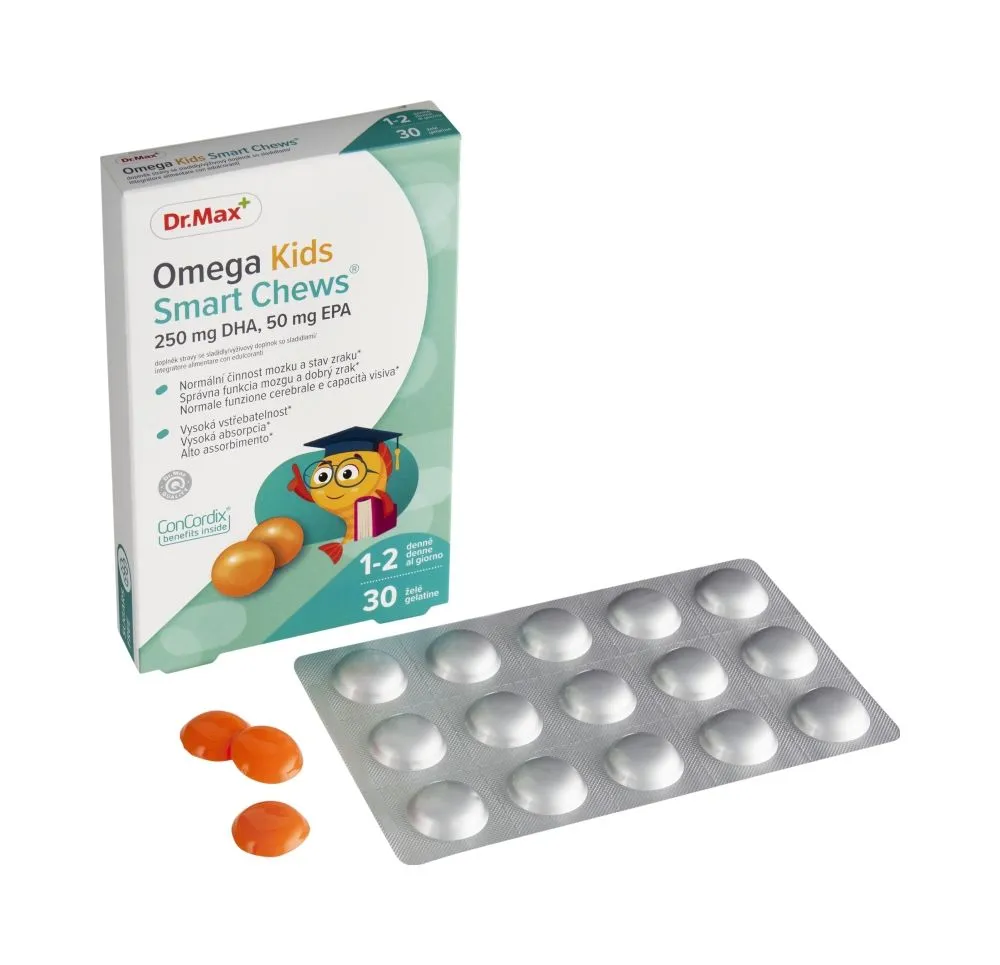 Dr. Max Omega Kids Smart Chews 30 ks