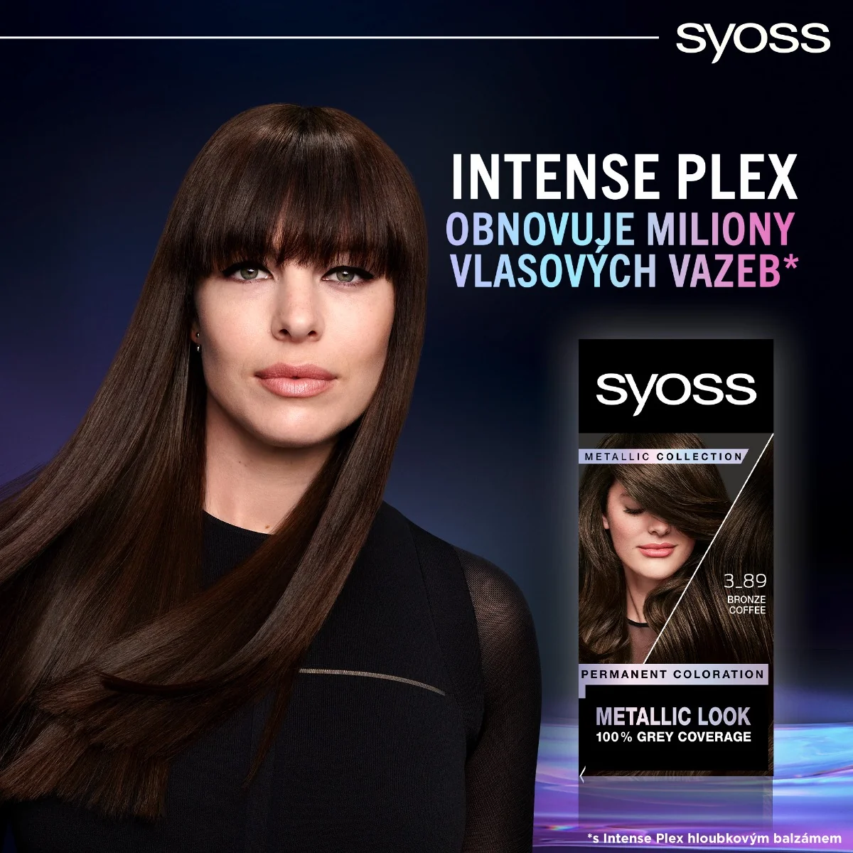 Syoss Metallic Collection Permanentní barva na vlasy 3-89 kávově bronzová 115 ml