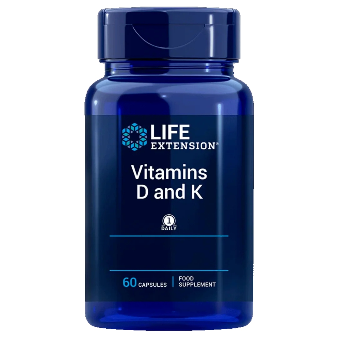 Life Extension Vitamins D & K - 60 kapslí