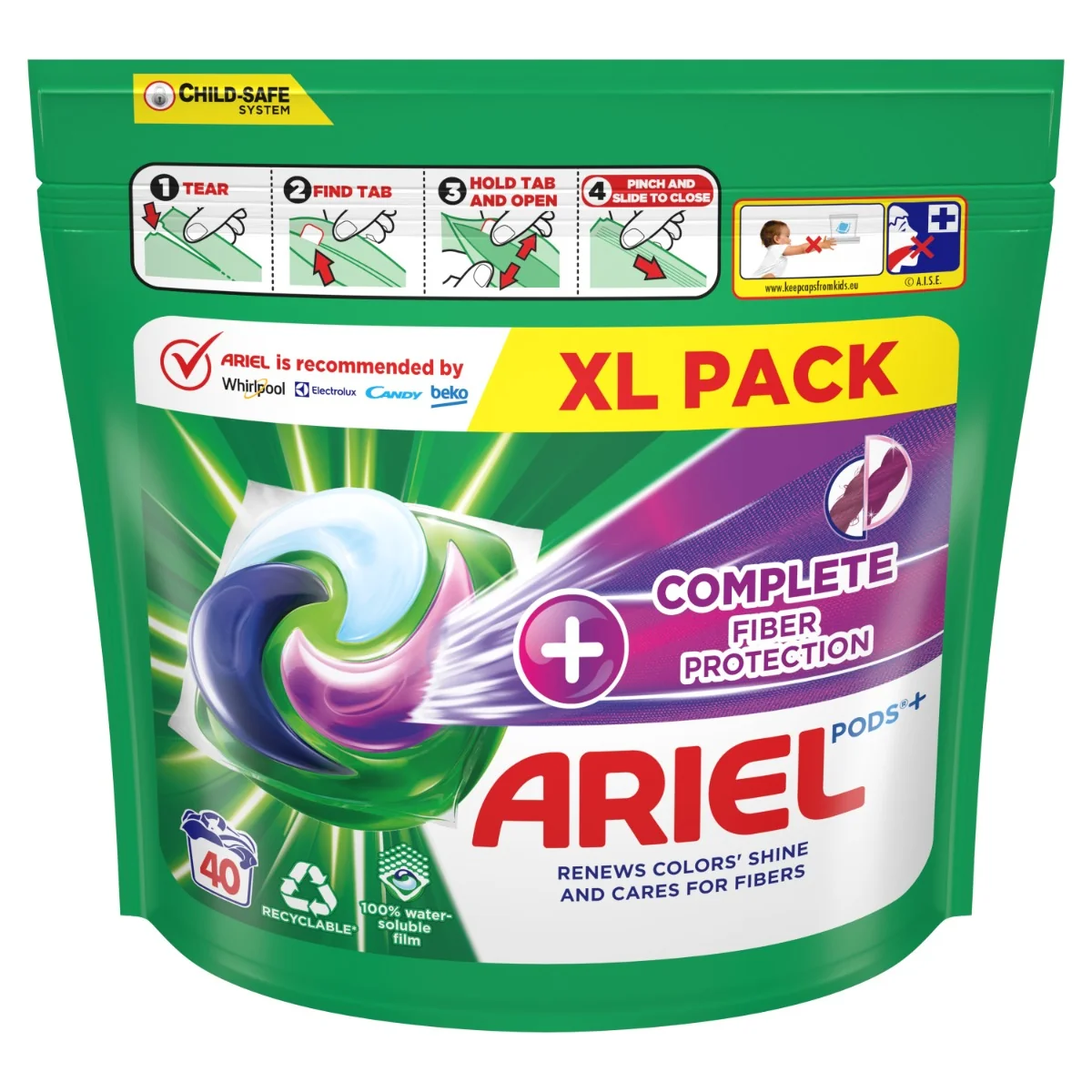 Ariel Fiber Protection Prací kapsle 40 ks